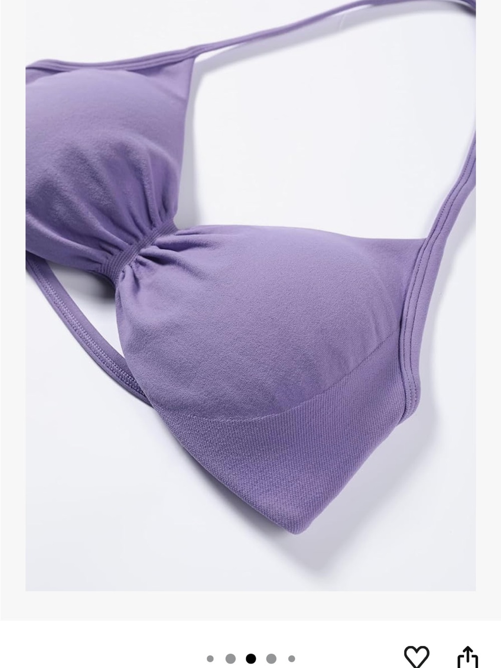 AUROLA Sports Bra Lavender - Picture 4 of 4